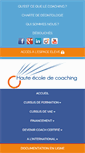 Mobile Screenshot of haute-ecole-coaching.com